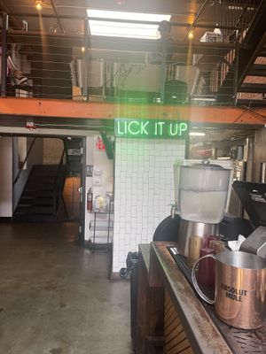 Kitchen in back of bar  at Lick It Up - International Bar in El Paso