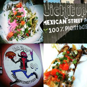 flautas and nachos at Lick It Up - International Bar in El Paso