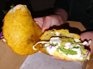 Gorditas at Lick It Up - International Bar in El Paso