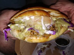 Seitan 'Steak' Torta at Lick It Up - International Bar in El Paso