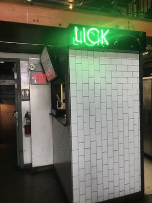 Tucked away in the back corner of another restaurant/bar. at Lick It Up - International Bar in El Paso