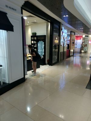 Outside at HYSSES - ION Orchard in Central Singapore