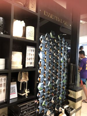 Range of essential oil  at HYSSES - ION Orchard in Central Singapore
