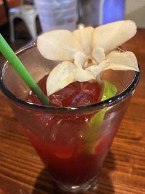 A few sips removed. Yum!  at Third Culture Kitchen in Titusville