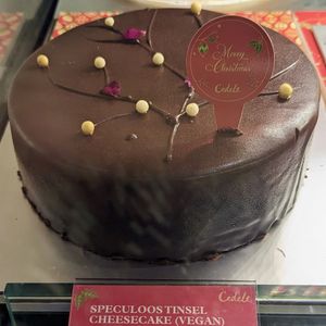 Vegan Speculoos Tinsel Cashew Cheesecake at Cedele - Wheelock Place in Central Singapore