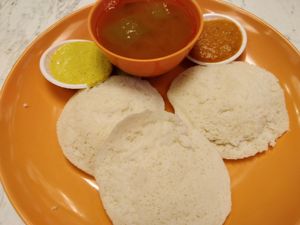 Idly set at SIN - Kaveri Indian - T2 in East Singapore