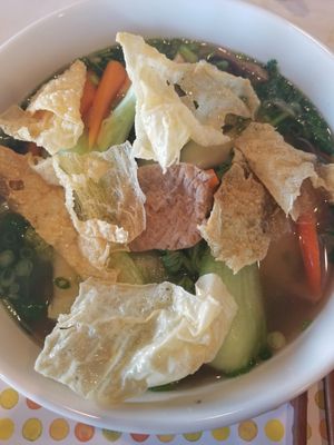 Vegetable Rice Noodle Pho at Saigon Jade in Mesa