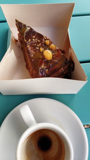 Bolo brigadeiro at Moko Veggie Cafe - Anjos in Lisbon