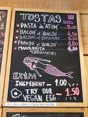 Menu at Moko Veggie Cafe - Anjos in Lisbon