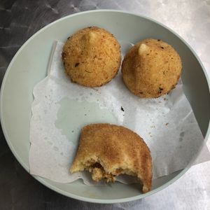 Coxinha de frango at Moko Veggie Cafe - Anjos in Lisbon