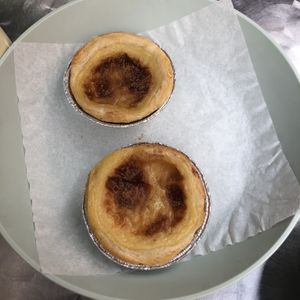 Pastel de Nata  at Moko Veggie Cafe - Anjos in Lisbon
