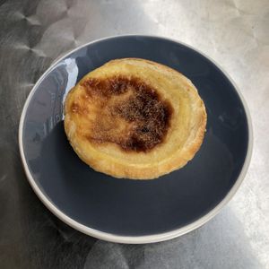 Pastel de Nata  at Moko Veggie Cafe - Anjos in Lisbon