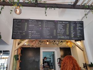 Menu at Moko Veggie Cafe - Anjos in Lisbon