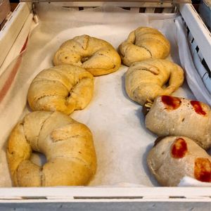 Vegan chocolate croissant at Moko Veggie Cafe - Anjos in Lisbon
