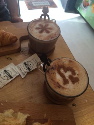 super bomb cappuccinos at Moko Veggie Cafe - Anjos in Lisbon