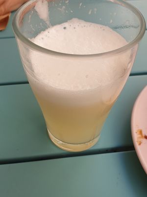 Pineapple Juice at Moko Veggie Cafe - Anjos in Lisbon