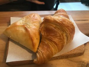 Vegan croissant  at Moko Veggie Cafe - Anjos in Lisbon