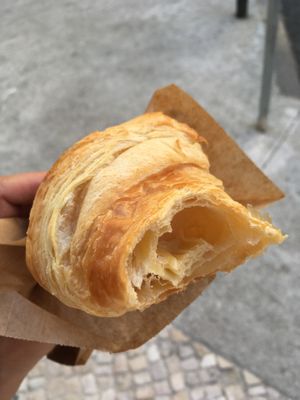 Awesome croissant at Moko Veggie Cafe - Anjos in Lisbon