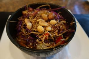Chop Suey de verduras at Bolsi in Asuncion