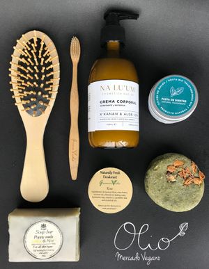 Artículos ecológicos de higiene personal at Olio Mercado Vegano in Playa Del Carmen