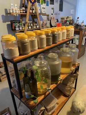 Zero waste / bulk  #Veganuary at Olio Mercado Vegano in Playa Del Carmen