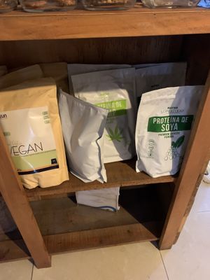 Veg protein  #Veganuary at Olio Mercado Vegano in Playa Del Carmen