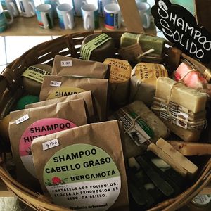 SHAMPOO EN BARRA at Olio Mercado Vegano in Playa Del Carmen