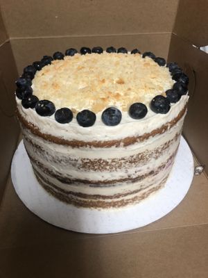 Cheese cake in a cake  at Bklyn Bakery in Durham