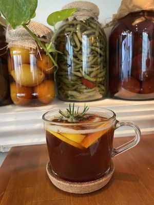 Winter tea  at Falla in Warsaw