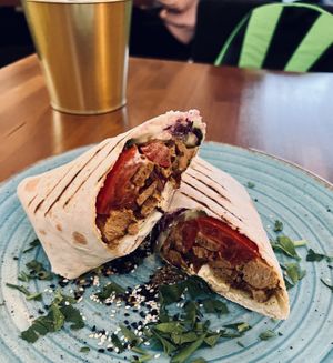 Vegab wrap  at Falla in Warsaw