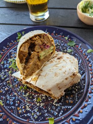 Vegap with lawash at Falla in Warsaw