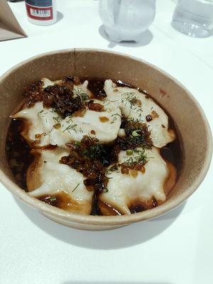 Pierogi z lubczykiem at Falla in Warsaw