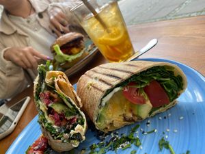 Avocado-nori wrap at Falla in Warsaw