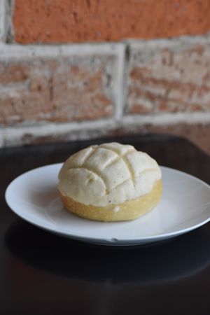 Vegan concha  at Basic Foodie in Playa Del Carmen