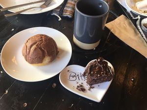 everything was almost finished before we thought of a photo at Basic Foodie in Playa Del Carmen