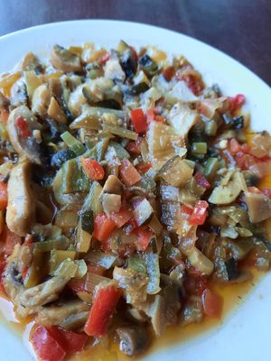 Some kind of pisto I think at Jazzy Bar in Fuengirola