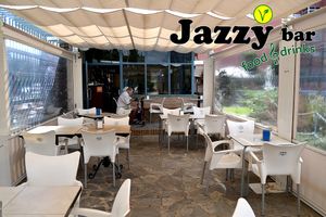 Big terrace to enjoy our food. C'mon! at Jazzy Bar in Fuengirola