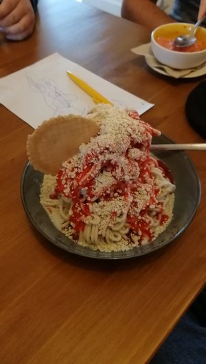 Spagettieis at art & wEISe in Monheim Am Rhein