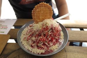 Spaghetti Eis at art & wEISe in Monheim Am Rhein