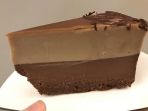 Caramel & Chocolate - soooo good delicious!!! at Rawnaissance in Louisville