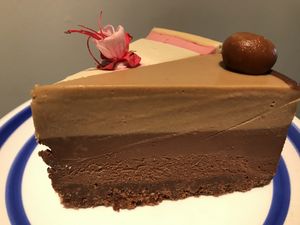 Chocolate Peanutbuttercake - so unbelievably awesome at Rawnaissance in Louisville