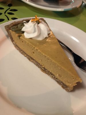 Pumpkin pie 🥧 🎃  at Rawnaissance in Louisville
