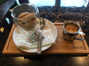 Gingerbread affogato  at Rawnaissance in Louisville