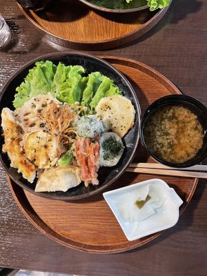 oriental vegan lunch   at Yamagoya in Uji