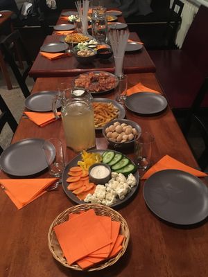 Private veggie party  at Nata Cafe in Riga