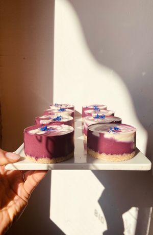 Raw Blueberry  Cheesecake  at Kaffee Ingwer in Berlin
