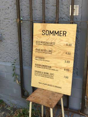 Sommerspecials 2022  at Kaffee Ingwer in Berlin