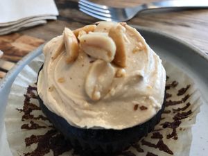 Scrumptious cupcake! at Kaffee Ingwer in Berlin