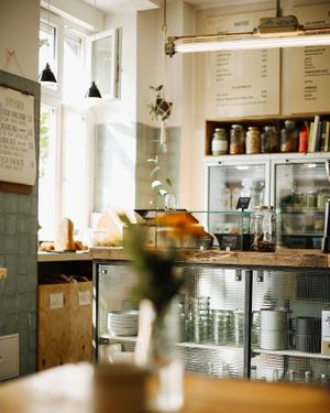 Kaffee Ingwer von innen am Tresen!  at Kaffee Ingwer in Berlin
