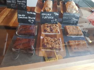 Vegan options at The International Comrades in East London